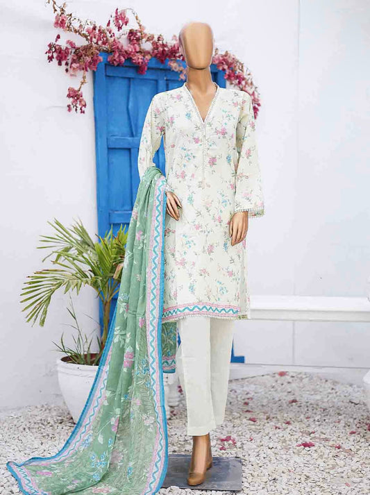 Bin Saeed 3 Piece Lawn Stitched Suit