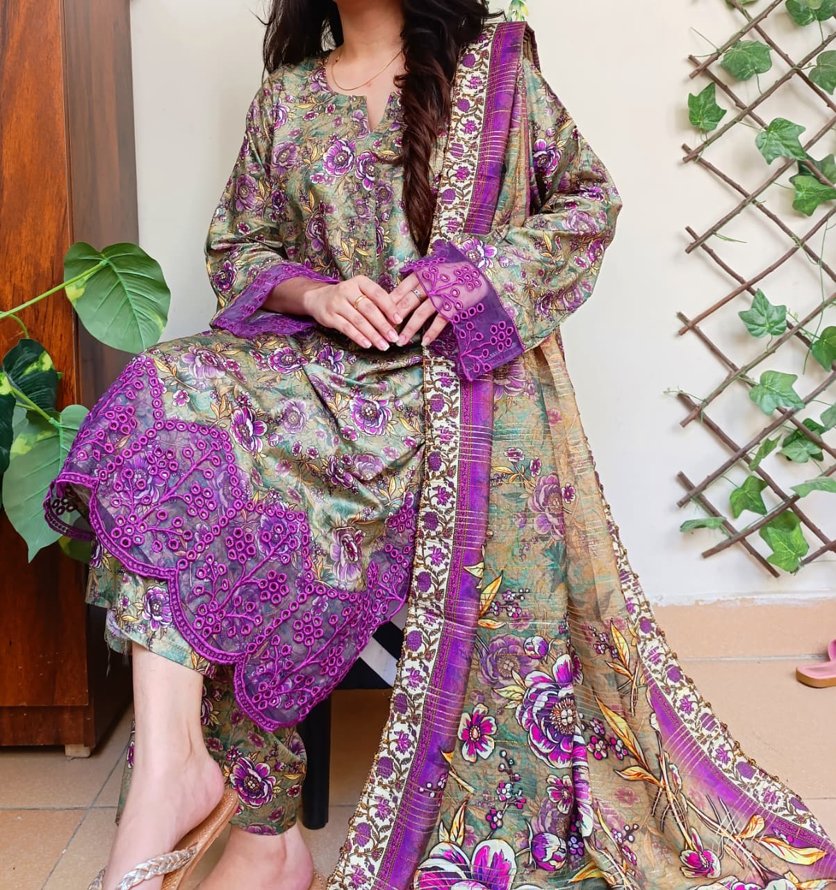 3 Piece Linen Ready-to-wear