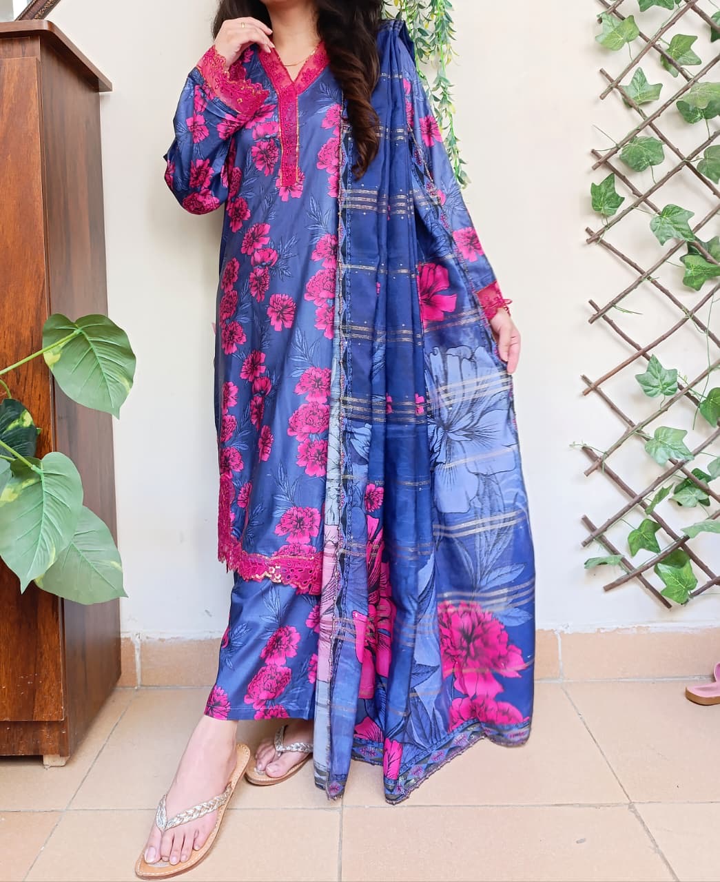 3 Piece Linen Ready-to-wear