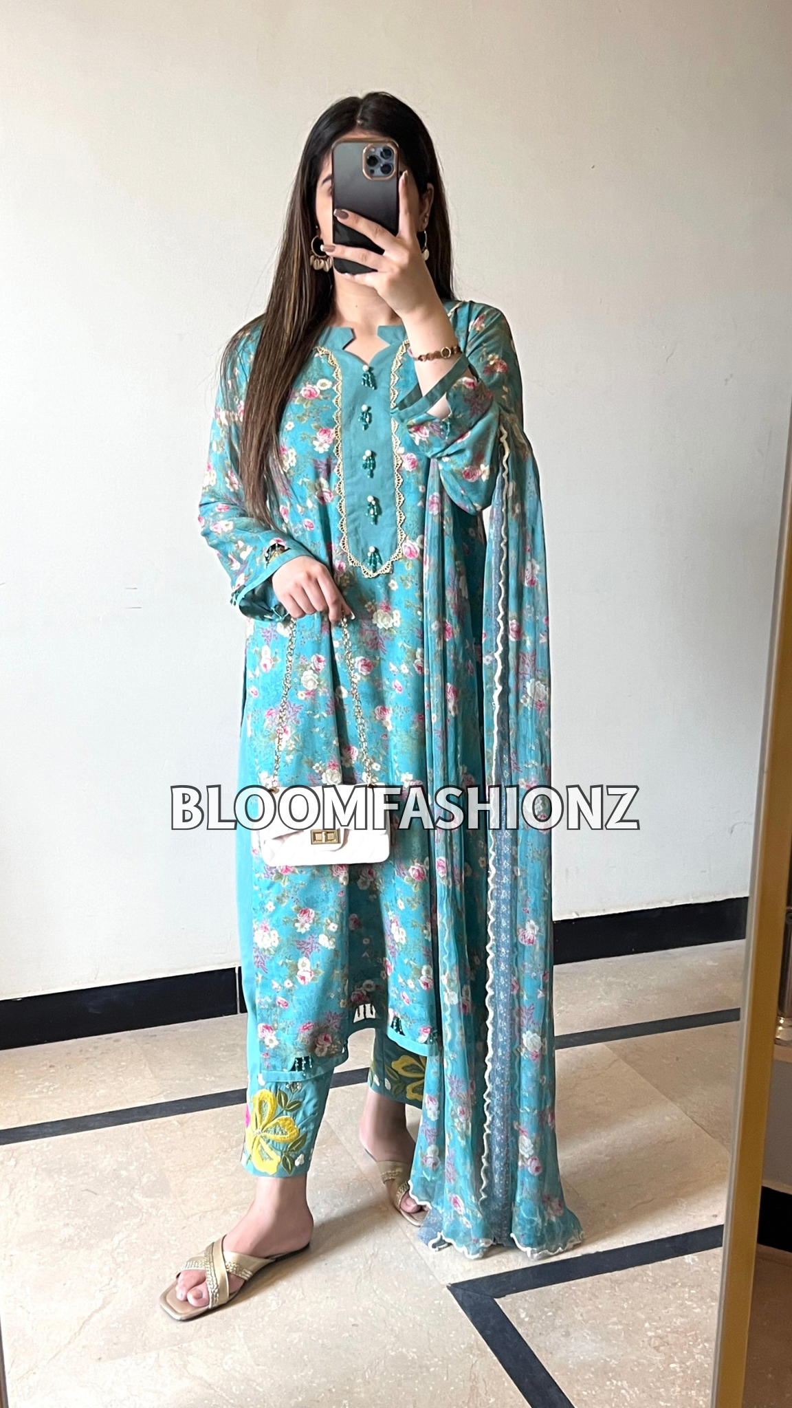 3 Piece Embroidered Pure Lawn Suit