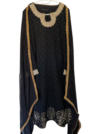 3 Piece Embroidered Suit