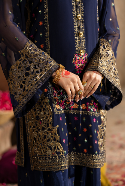 Karma 3 Piece Embroidered Suit