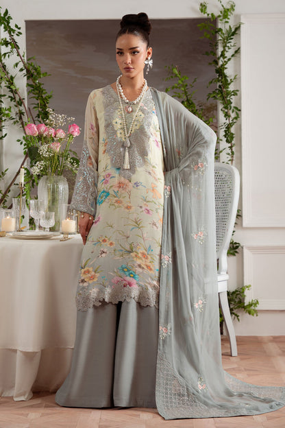 Nureh Luxury Embroidered Chiffon
