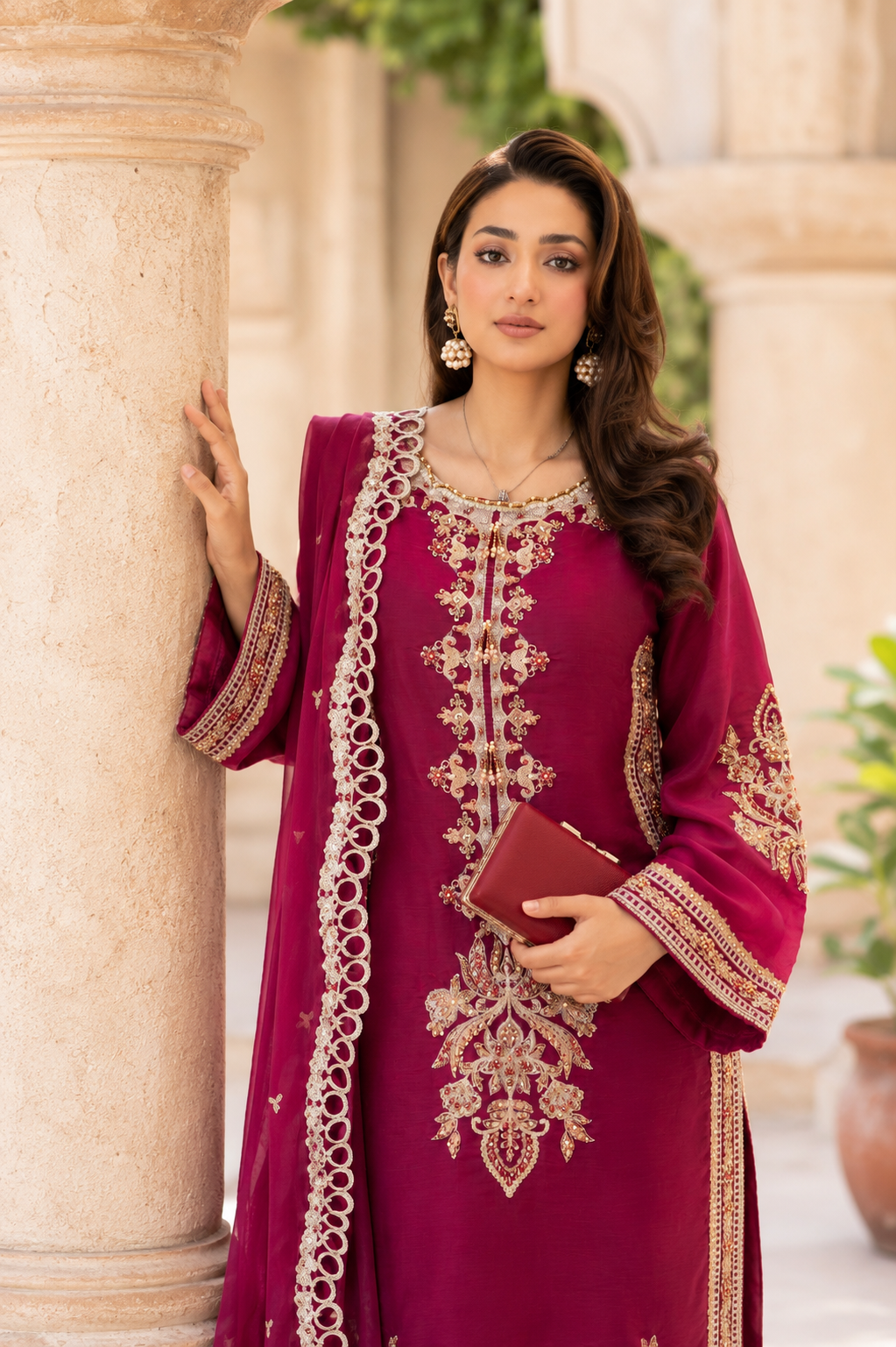 Raniyah Luxury Pret- 3 Piece Ready-to-wear