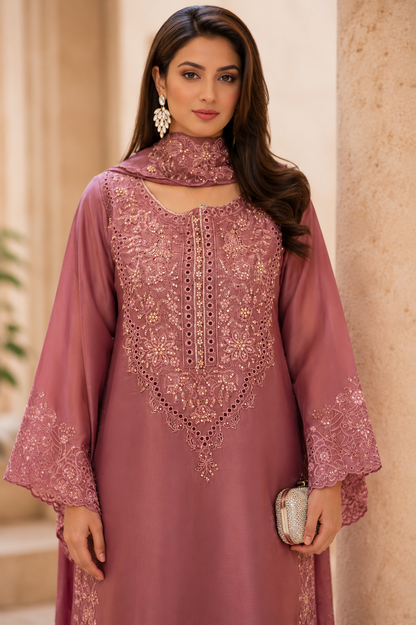 Raniyah Luxury Pret- 3 Piece Ready-to-wear