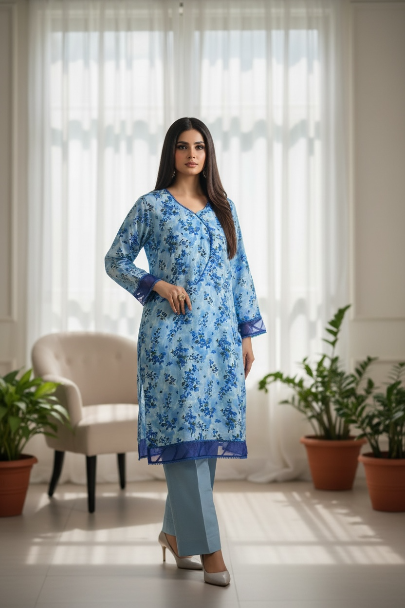 Sehar - 2 Piece Printed Linen