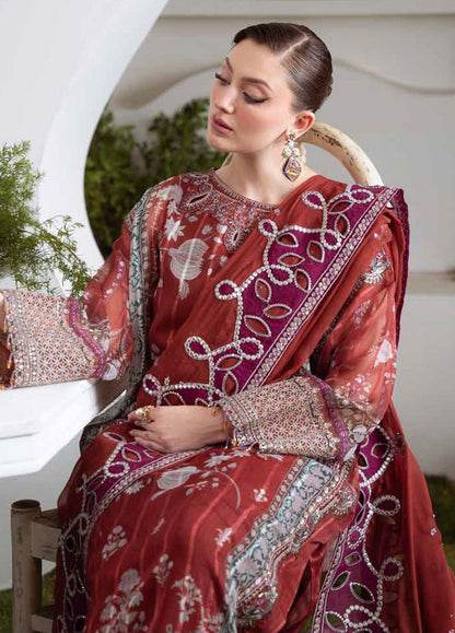 Nureh Luxury Embroidered Chiffon