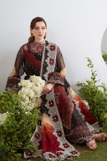 Nureh Luxury Embroidered Chiffon