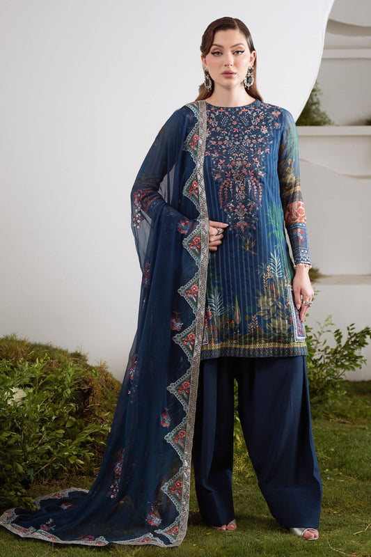 Nureh Luxury Embroidered Chiffon