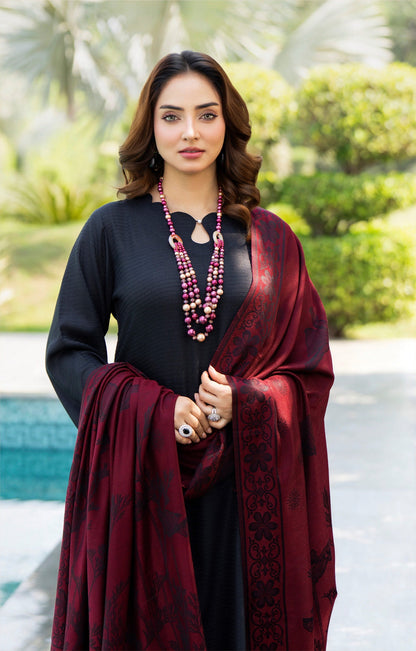 Raniyah- 3 Piece with winter Shawl Ready-to-wear