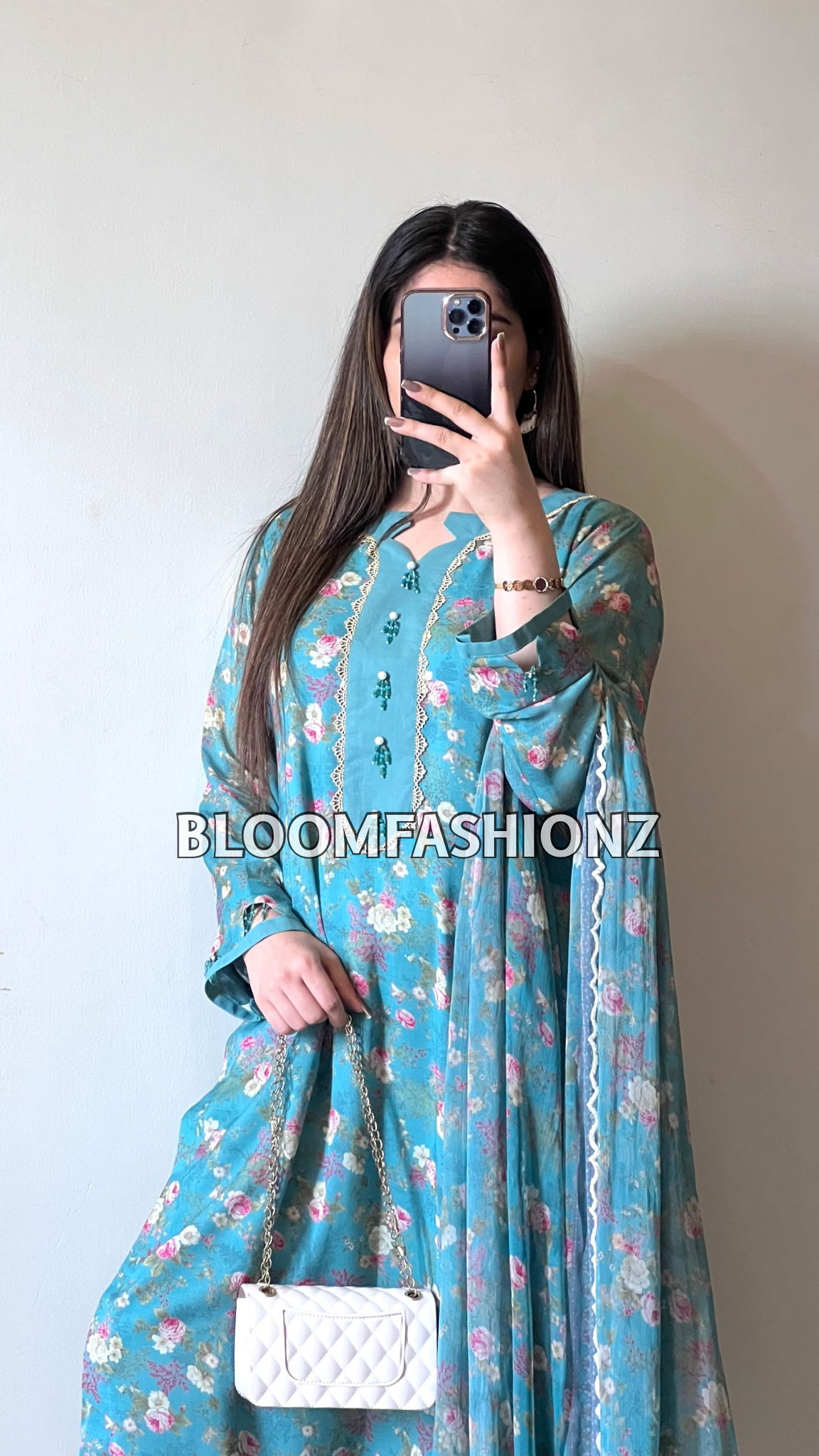 3 Piece Embroidered Pure Lawn Suit