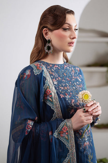 Nureh Luxury Embroidered Chiffon