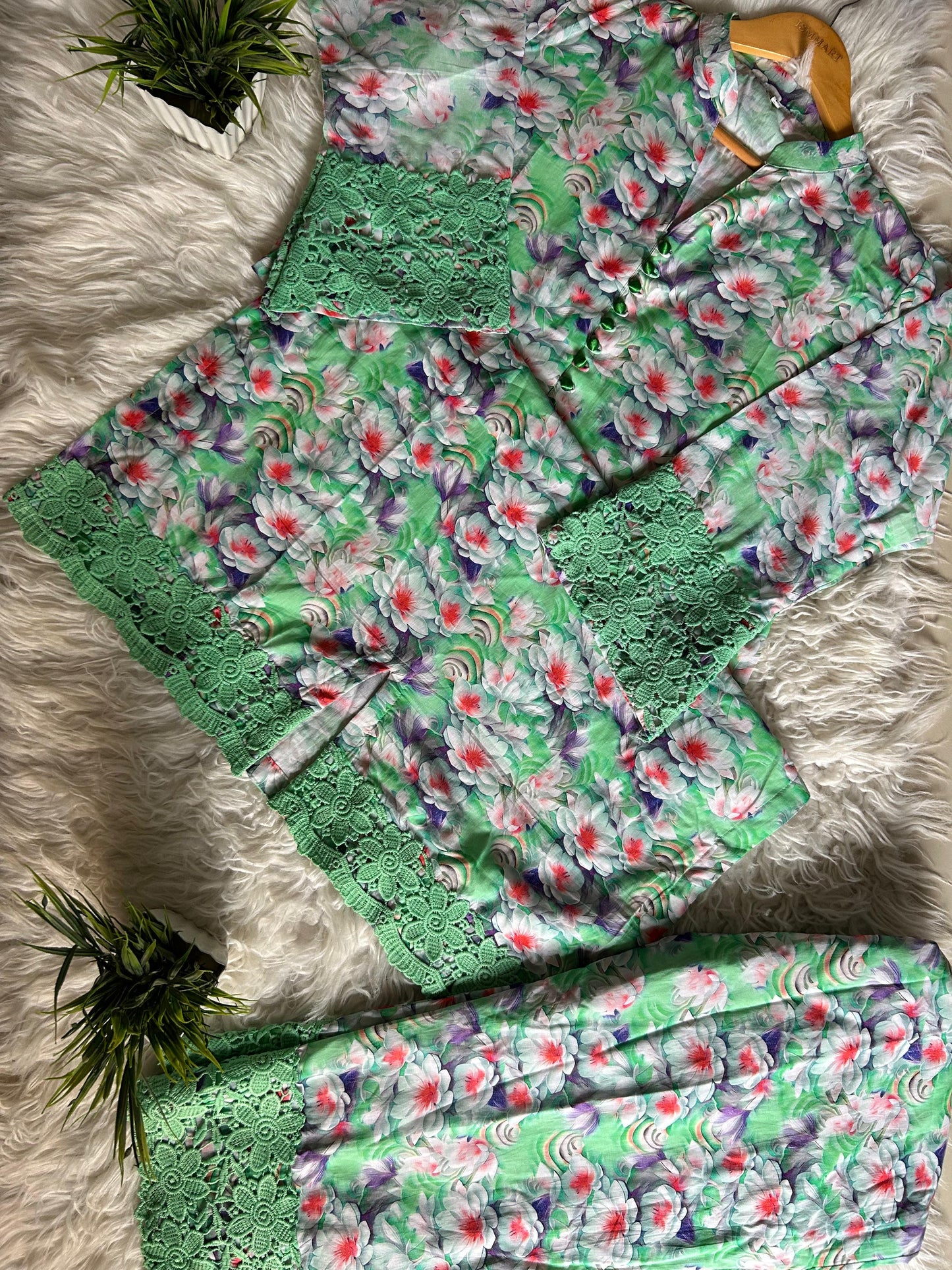 2Pc Printed Dress