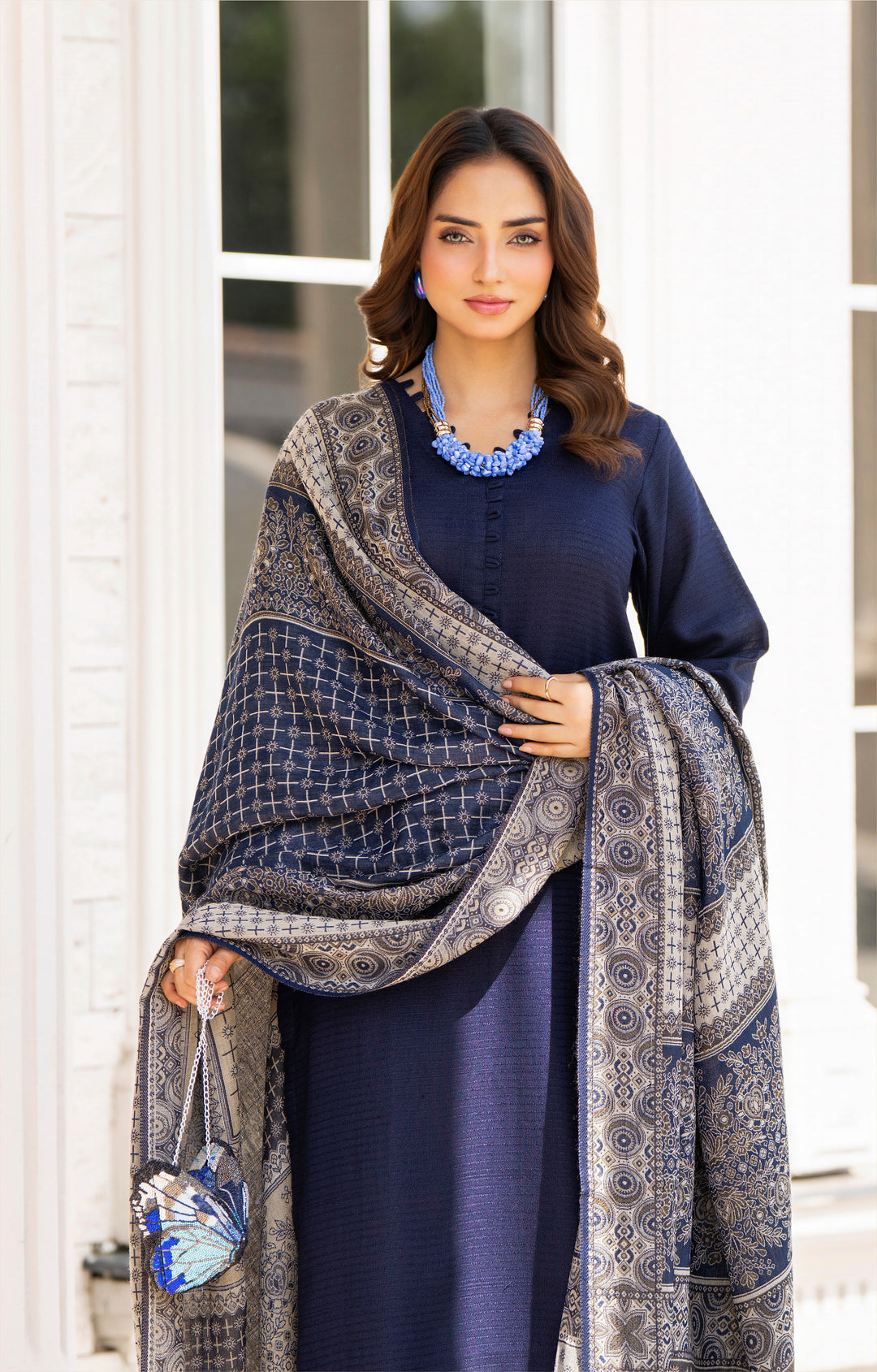 Raniyah- 3 Piece with winter Shawl Ready-to-wear