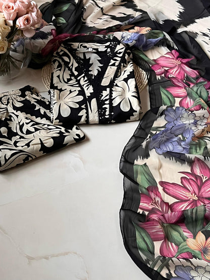 3 Piece Embroidered Lawn