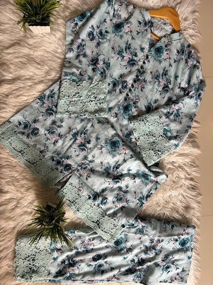 2Pc Printed Dress