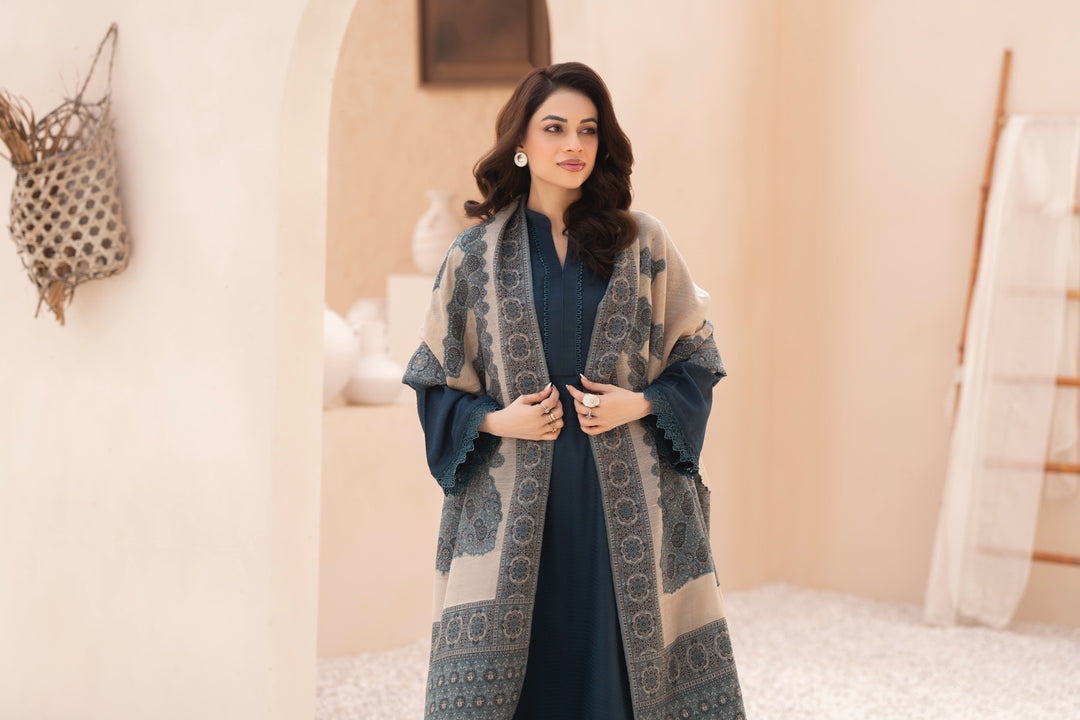 Raniyah- 3 Piece with winter Shawl Ready-to-wear