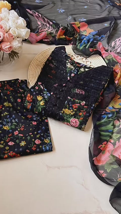 3 Piece Embroidered Lawn