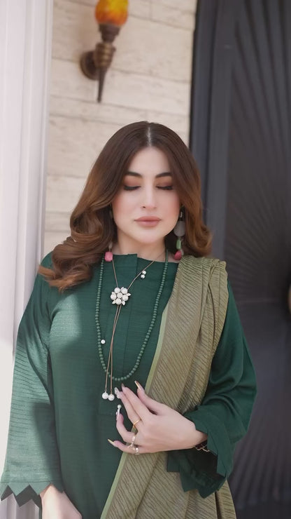 Raniyah- 3 Piece with winter Shawl Ready-to-wear