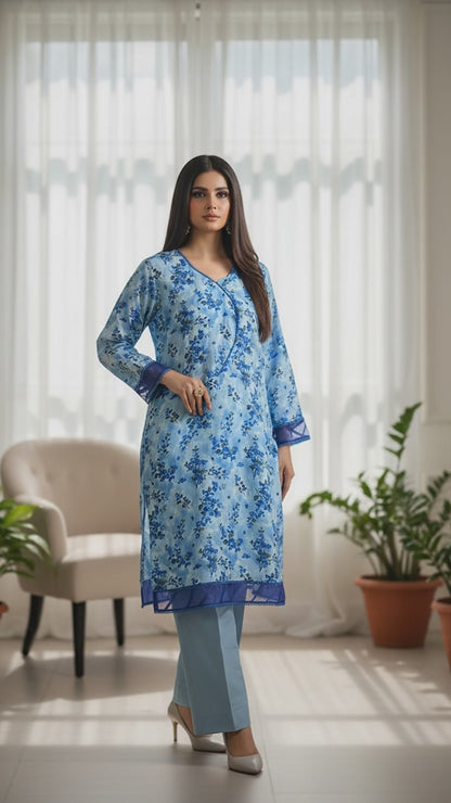 Sehar - 2 Piece Printed Linen