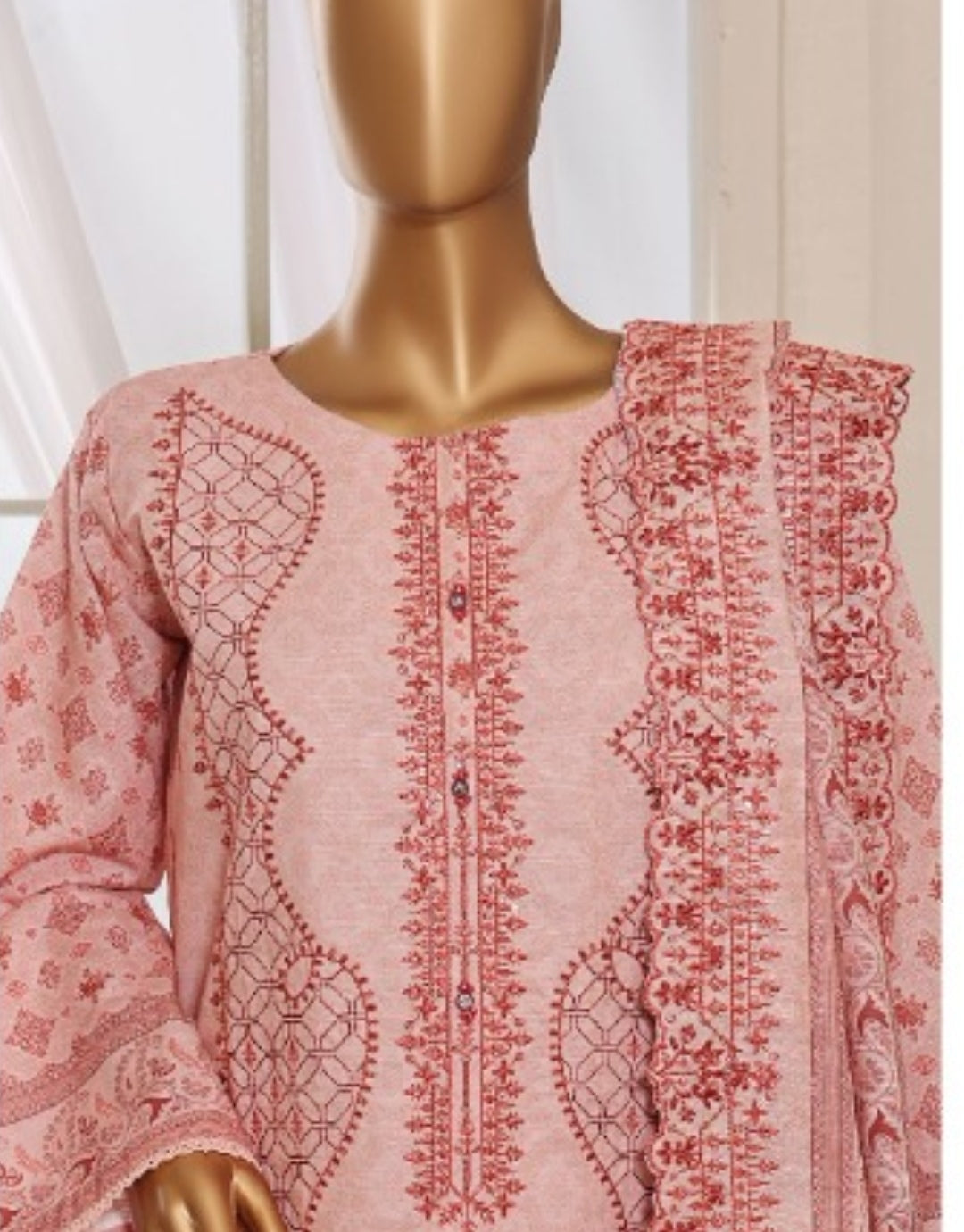 Riwayat Embroidered Khaddar Three Piece Suit