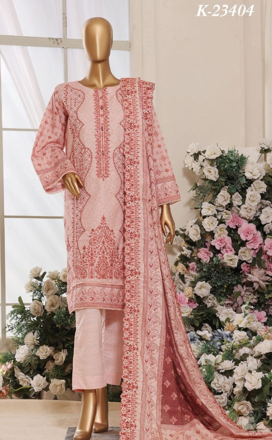 Riwayat Embroidered Khaddar Three Piece Suit