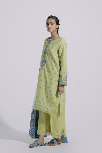 Ethnic Embroidered Three Piece Suit