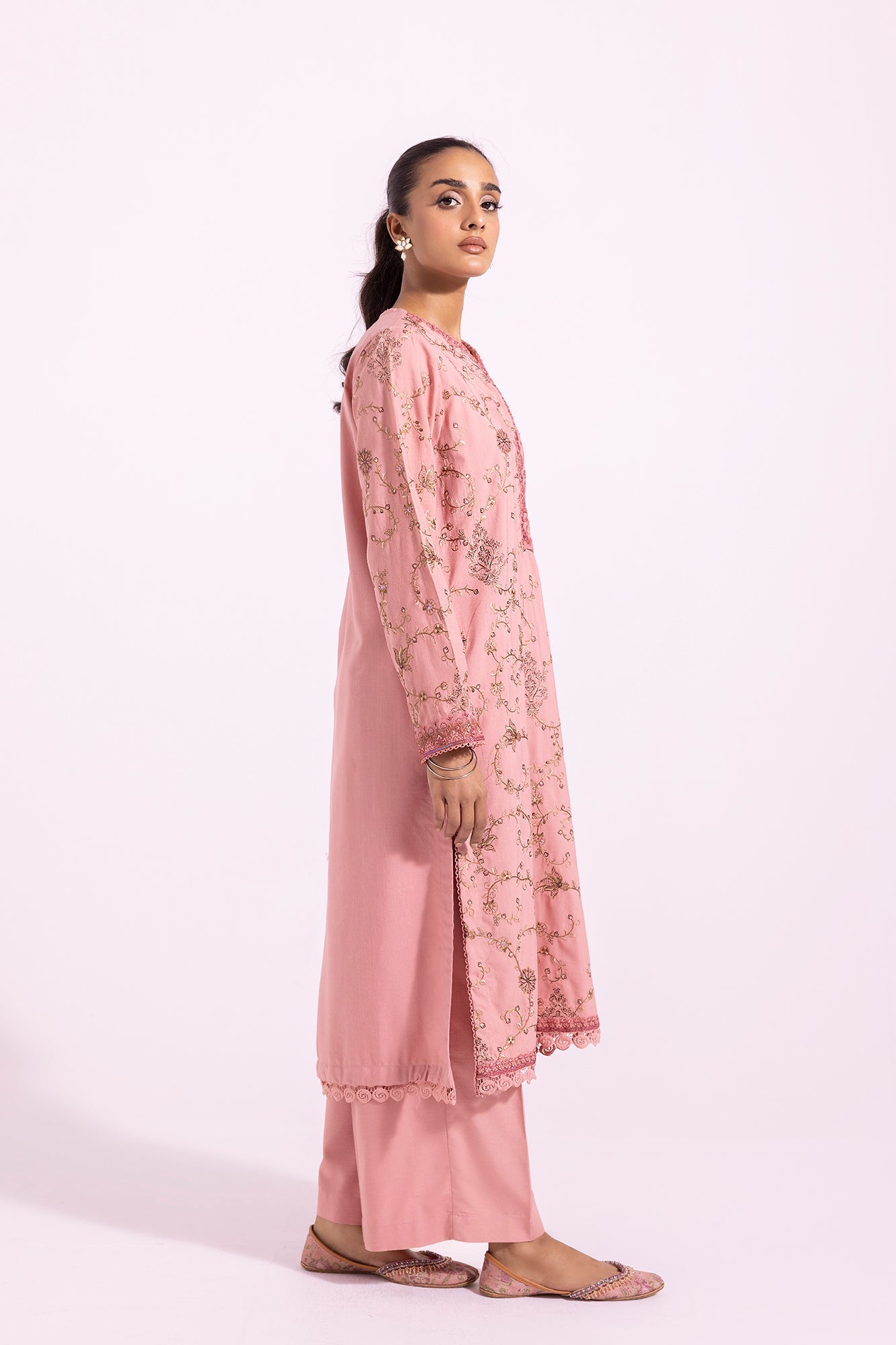 Ethnic Embroidered Two Piece